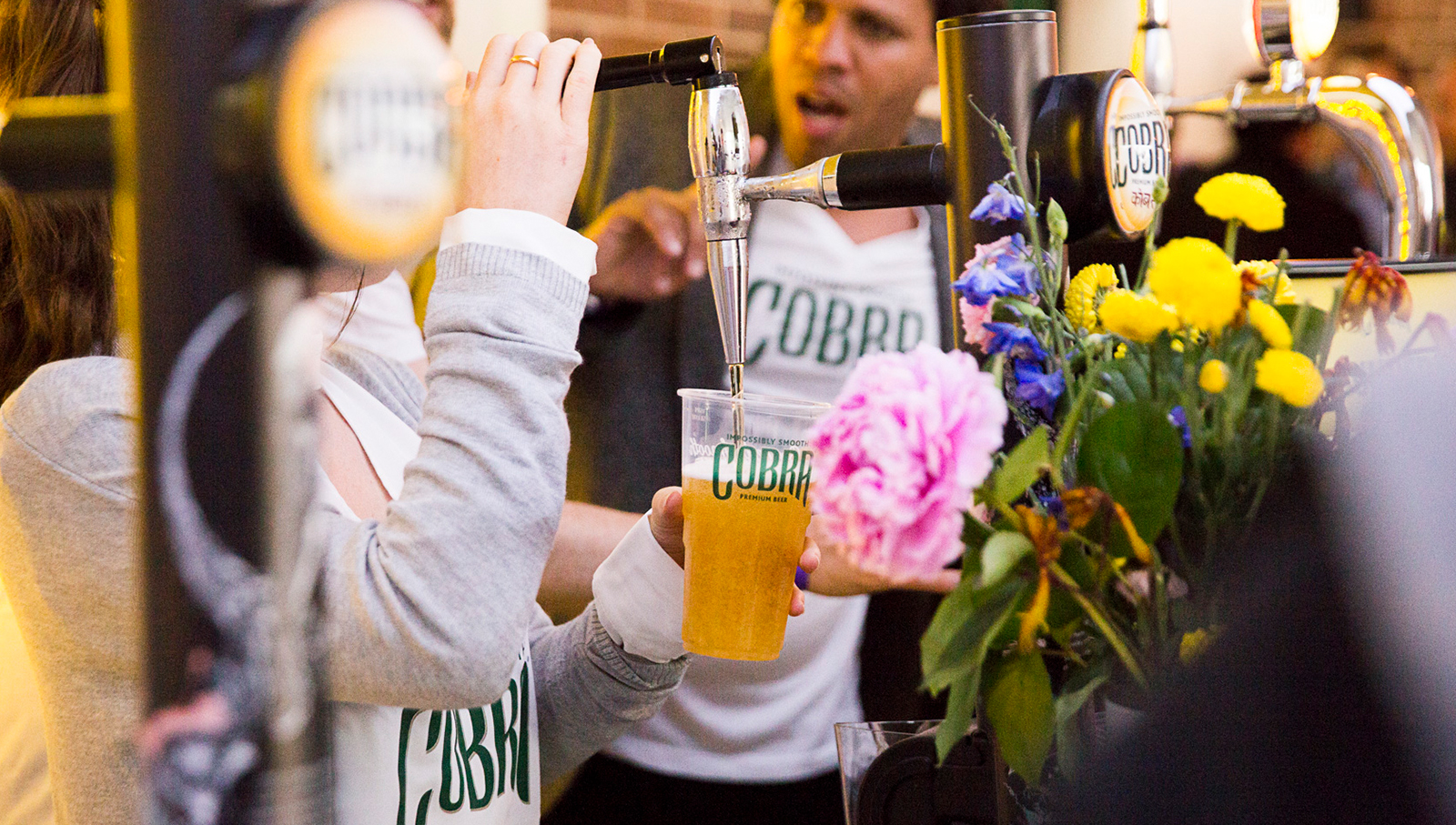 Cobra beer flavour rooms food festival experiential